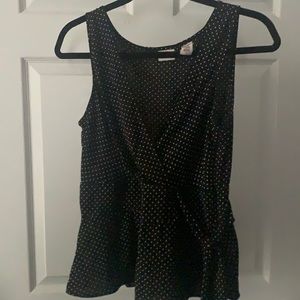 Polka dot top